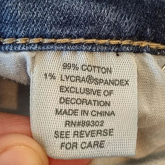 Mudd Skinny High Rise Jeggings Size 15 Juniors - Distressed Jeans - Picture 5 of 6